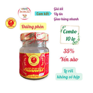 Combo 10 lọ yến sào Sunnest dành cho người lớn (Lọ 70ml x 10)