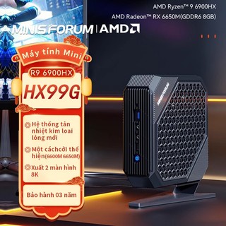 HX99G Máy tính hiệu suất cao MINI PC Gaming Mini PC Máy trạm AMD R9-6900HX 6600M/6650M independent Trò Thể thao Văn phòn