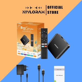 TV98 ATV Plus Smart TV Box 16G+256GB Android 14 Allwinner H313 2.4G/5G Dual WiFi BT 8K Điều khiển từ xa bằng giọng nói