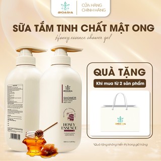 Sữa tắm tinh chất mật ong bioasia dưỡng da sáng mịn 500g