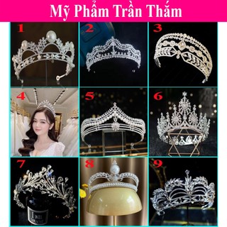 Vương Miện , Cài Tóc Cô Dâu Đính Đá Sang Chảnh