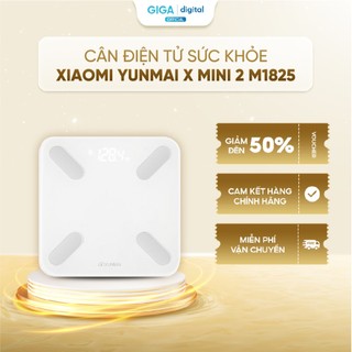  Cân Điện Tử Sức Khỏe Xiaomi Yunmai X Mini 2 M1825 - Đo Các Chỉ Số Cơ Thể Theo Dõi Qua App Thông Minh 