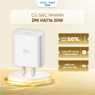 Củ sạc nhanh zmi ha716 20w