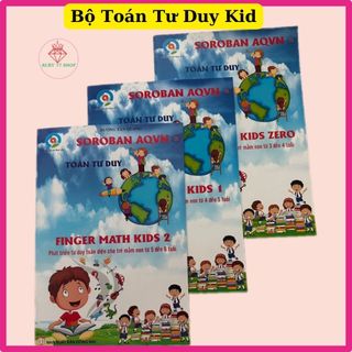 Bộ toán tư duy finger math nhật cho trẻ 3-6 tuổi, phát triển trí não, tăng tập trung-ruby 77 shop
