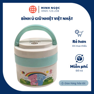 Bình ủ giữ nhiệt Việt Nhật, bình ủ cháo inox 4035