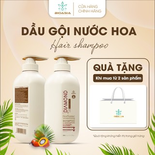 Dầu gội nước hoa Bioasia chiết xuất dầu hạt cọ 500ml chính hãng.
