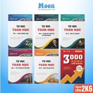 Sách ID toán ôn thi thpt quốc gia 2023 ôn luyện luyện thi đánh giá năng lực lớp 12 - Combo 5 cuốn Moonbook.