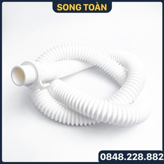 Dây xả nước máy giặt nhựa, dây xả ruột máy giặt nhựa trắng dài 120cm