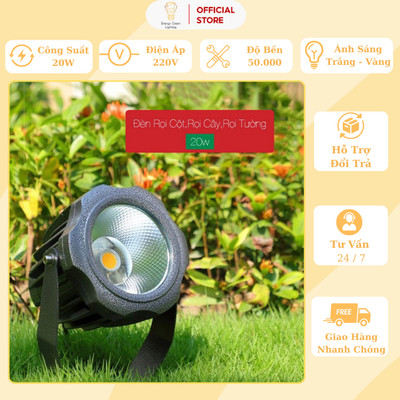 Đèn Rọi Cột,Rọi Cây,Rọi Tường Chống Nước Energy Green Lighting YGS005 - Chiếu Điểm Ngoài Trời
