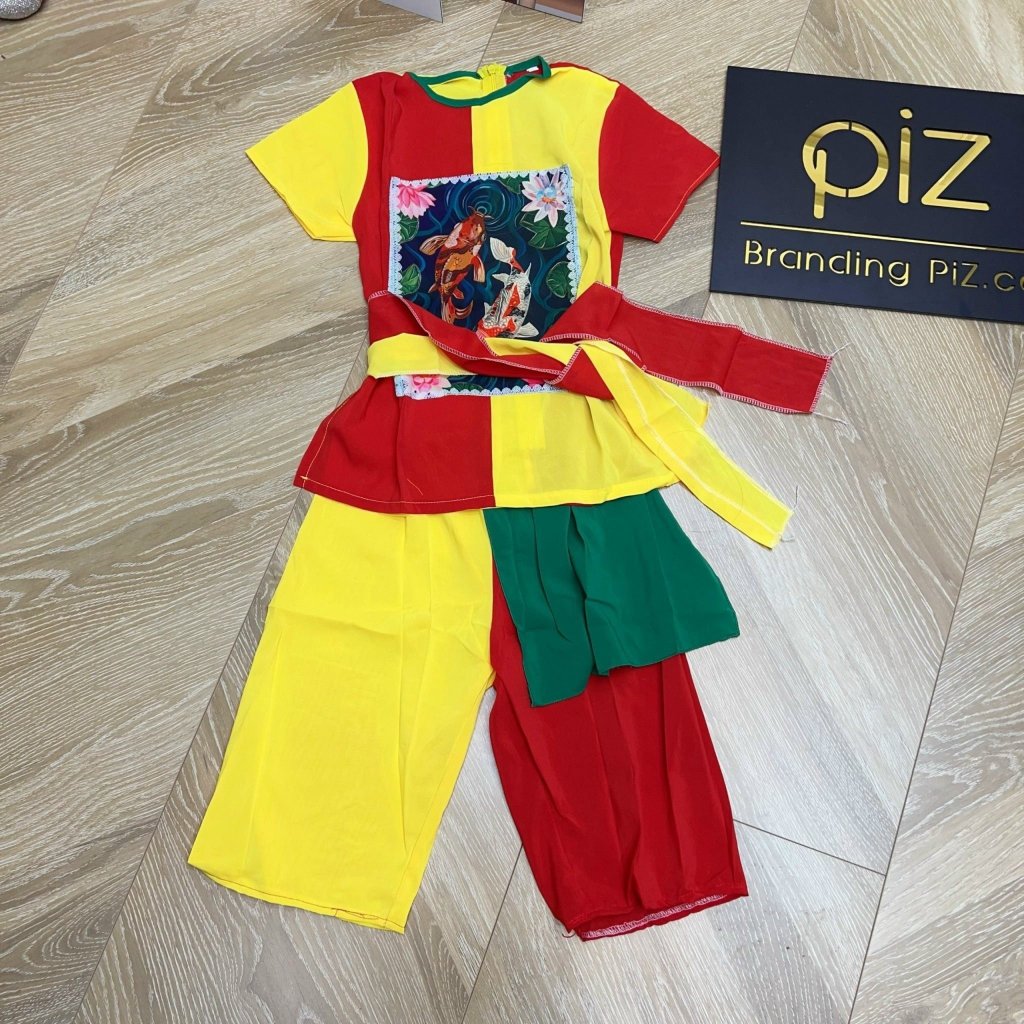 Bộ tứ thân và chú cuội chị hằng trẻ em biểu diễn văn nghệ, Trang phục biểu diễn chú cuội may sẵn kèm