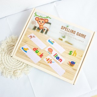 Bộ đồ chơi thẻ học thông minh ghép chữ cái tiếng anh spelling game giúp bé vừa học vừa chơi