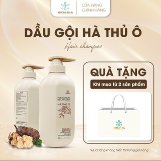 Dầu gội thảo dược Hà Thủ Ô Bioasia giúp mọc tóc, giảm rụng tóc, bạc tóc 500ml.