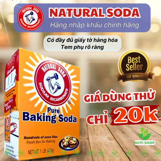 Bột baking soda usa mỹ đa năng đa công dụng 454gr