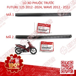 Lò xo phuộc trước future 125 fi led 2018 - 2024+, future 125 2012 - 2017 51401-k73-v81, 51401-kyz-901 chính hãng - zzm