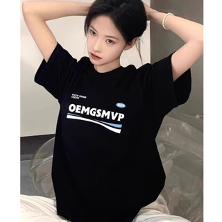 Local brand Focus fashion áo phông đen cổ tròn in Mùa hè bigsize 2024 áo thun form rộng nữ 100%cotton