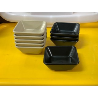 Bát chấm nhựa tròn vuông Việt Nhật, Đĩa chấm vuông tròn, Bát chấm nhựa, Bát đựng nước sốt, Bát gia vị, Đĩa chấm nhựa