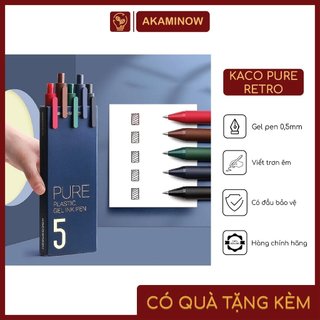 Bút bi gel kaco pure retro , 0.5mm