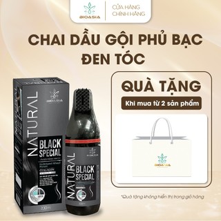 Dầu gội phủ bạc Bioasia 200ml - Làm đen tóc tự nhiên tại nhà chỉ sau 15 phút.