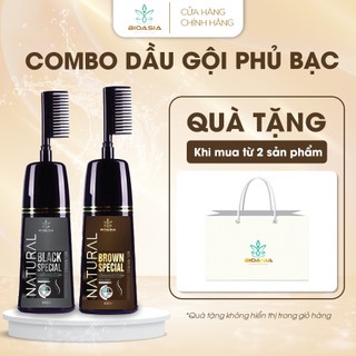  Dầu gội phủ bạc Bioasia - Làm đen tóc tự nhiên tại nhà chỉ sau 15 phút.