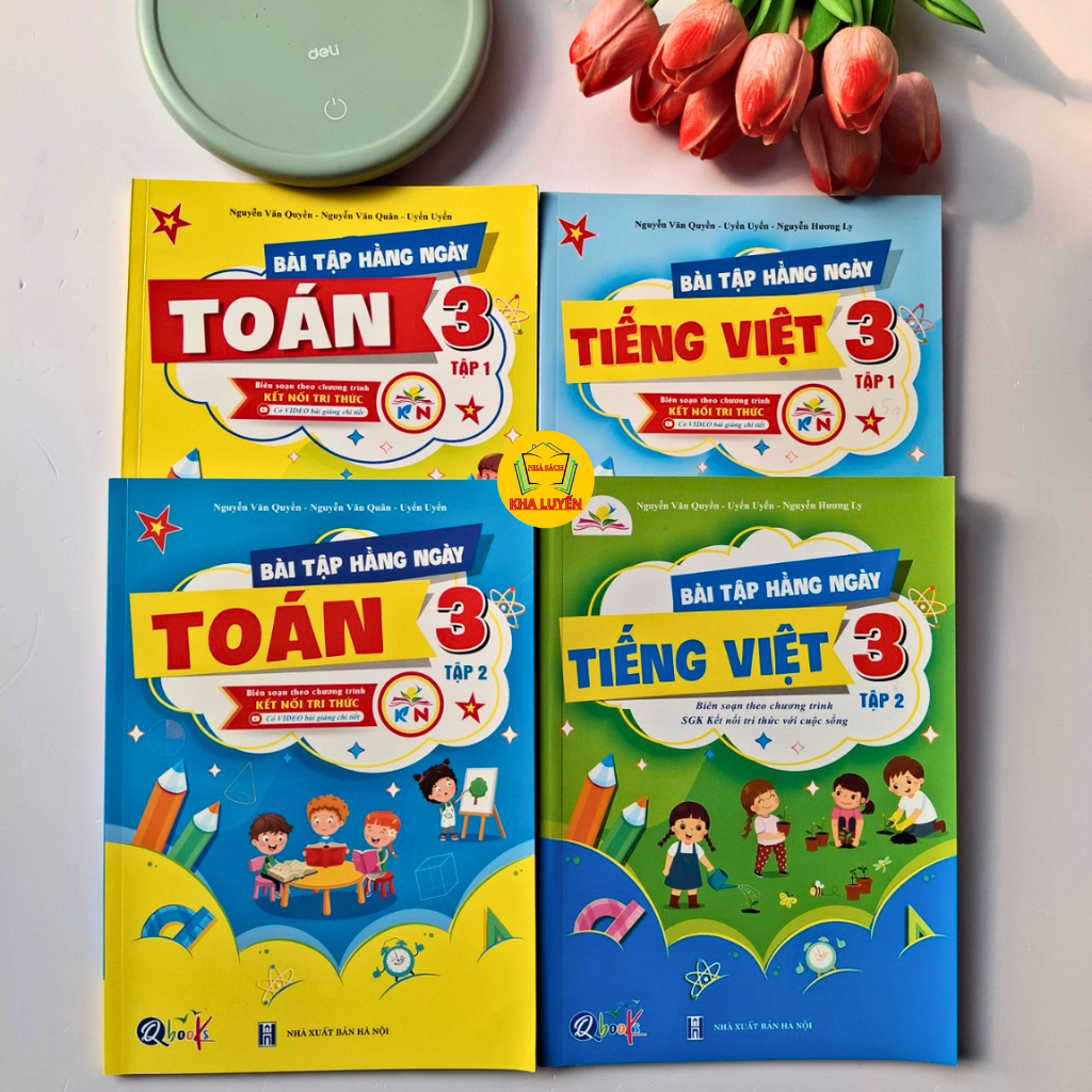 Sách- Combo Bài Tập Hằng Ngày Toán Và Tiếng Việt Lớp 3 ( Cả 2 Kì)-Kết Nối Tri Thức