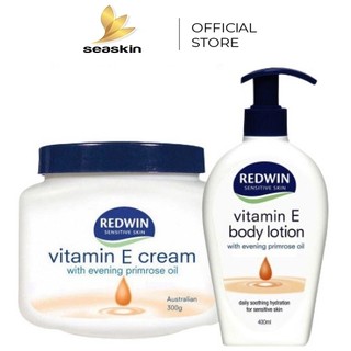 Kem dưỡng da vitamin e redwin có chứa tinh dầu hoa anh thảo cấp ẩm, làm sáng da body cream