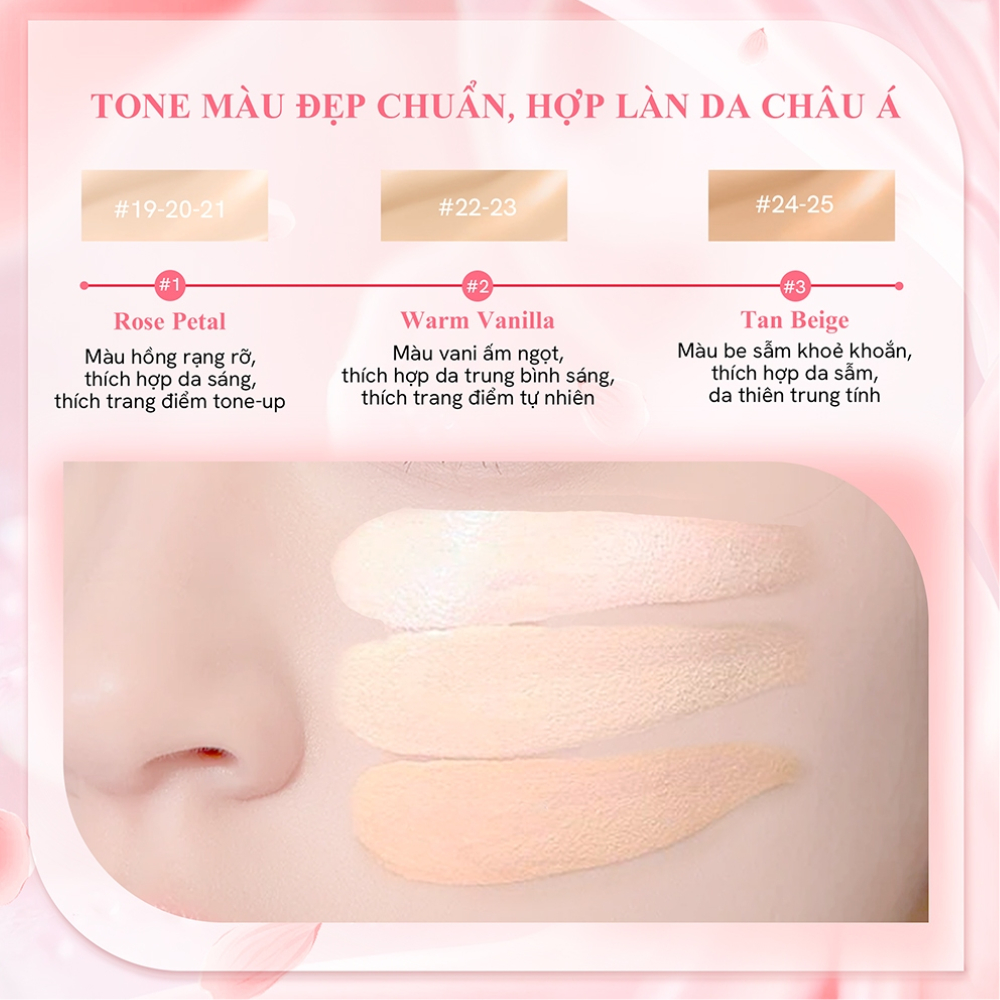 Cushion Chống Nắng Che Phủ Hoàn Hảo Aperire Day Dream Cover Cushion SPF50+/PA++++
