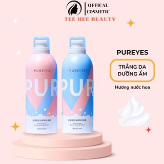 [Chính Hãng] Sữa Tắm Dưỡng Ẩm Trắng Da Pureyes, Sữa Tắm Trắng Da Tạo Bọt Pureyes 350ml