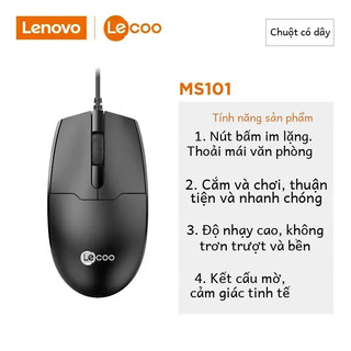 Chuột USB có dây Lecoo Ms101 (cua Lenovo)