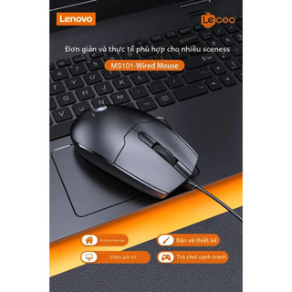 Chuột USB có dây Lecoo Ms101 (cua Lenovo)