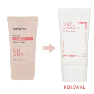 Kem Chống Nắng Innisfree Tone Up No Sebum Sunscreen EX SPF 50+ PA++++ 60ml