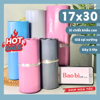 Túi bọc hàng niêm phong 17x30 - Bọc hàng tiết kiệm [Bảo Mật, An Toàn] - baobi24.com