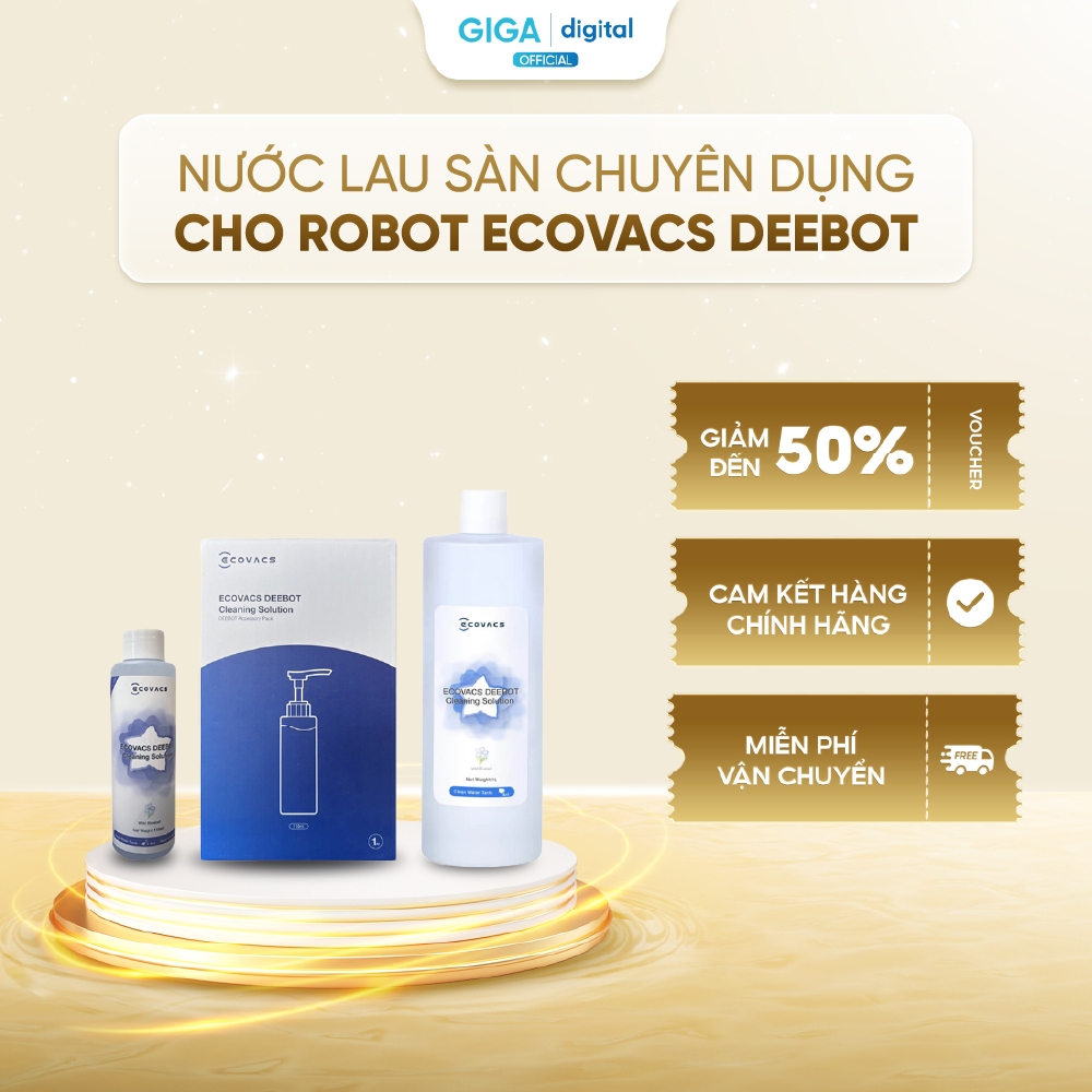 Nước lau sàn chuyên dụng cho Robot Ecovacs Deebot