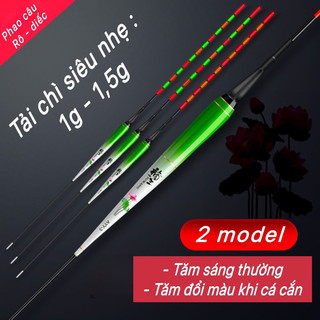 Phao đài câu cá rô , phao câu rô , phao câu cá diếc , phao câu điện ngày đêm câu rô diếc tải chì nhẹ AY