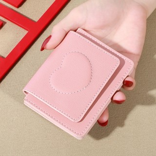 Ví nữ gập ngắn mini Phong Cách Hàn Quốc học sinh nhỏ gọn đẹp bỏ túi cute đựng tiền