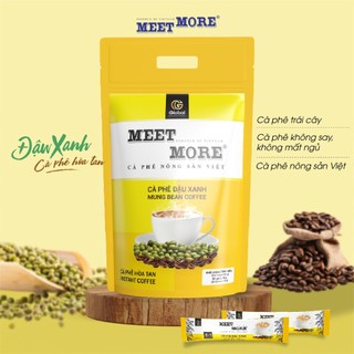 Bịch cà phê hòa tan vị đậu xanh Meet More