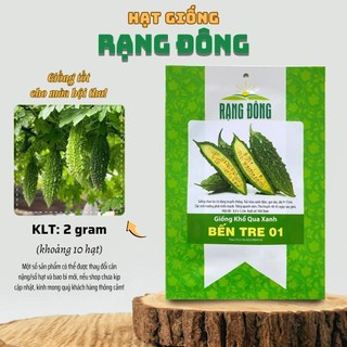 Hạt giống Khổ Qua Xanh Bến Tre 01 trái sai, trồng quanh năm - Hạt giống Rạng Đông