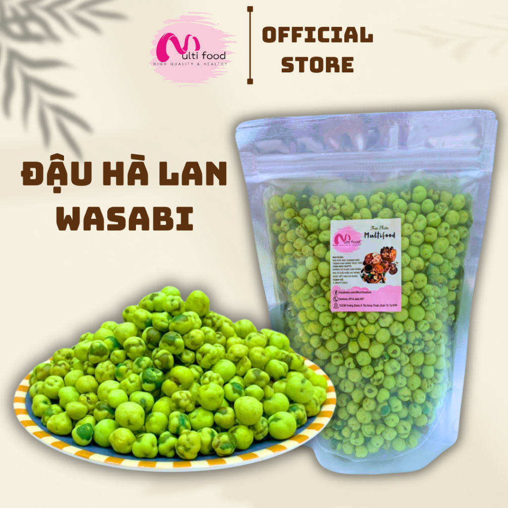 500gr Đậu Hà Lan Wasabi | MULTIFOOD