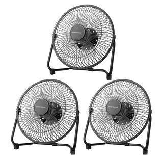 Combo 3 Quạt điện HONEY MOON dùng cho cá nhân lồng sắt để bàn