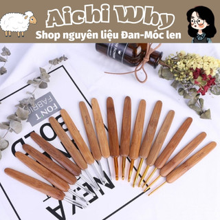 Kim móc Len cán gỗ nhiều size