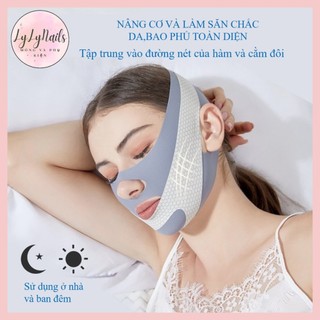 Mặt nạ nâng cơ 2 lớp định hình cằm Vline,thon gọn mặt,đai đeo mặt đàn hồi,săn chắc giảm béo nọng cằm,tạm biệt cằm đôi