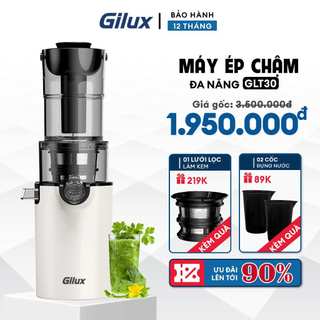Máy ép chậm Gilux GLT30 ép kiệt bã - giữ nguyên dinh dưỡng - bảo hành chính hãng 12 tháng
