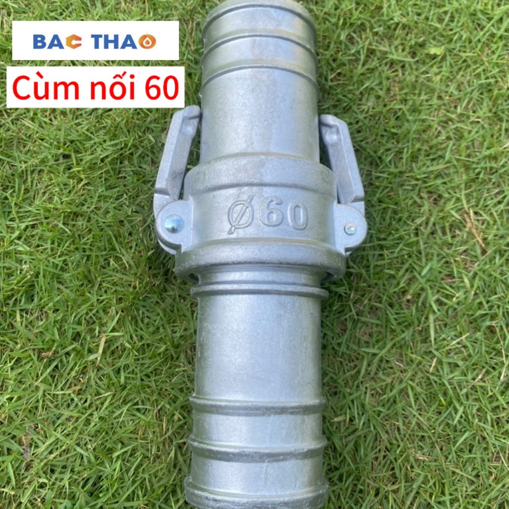 Cùm nhôm 60, cùm nối 60, cùm cái 60, cùm ren 60, cùm đực ren 60, co 60, mang sông 60 , cùm nối nhôm