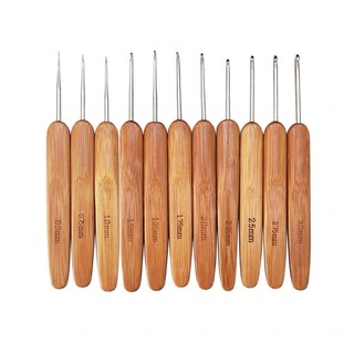 Kim móc Len cán gỗ nhiều size