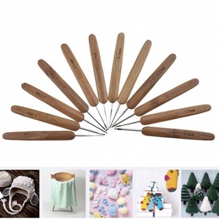 Kim móc Len cán gỗ nhiều size