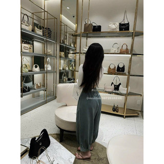 Quần baggy bò giấy dây nâu khánh lê