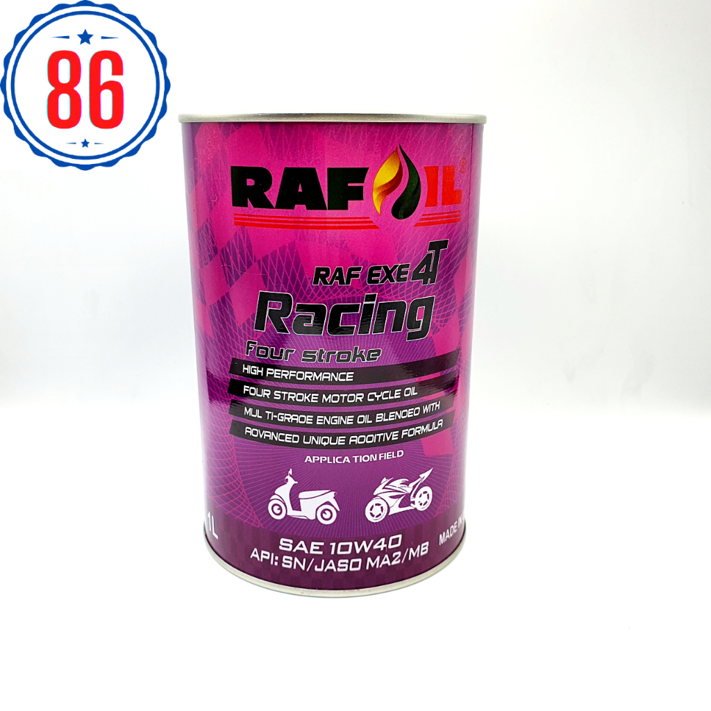 Combo 6 lon nhớt tổng hợp Rafoil 10W40 1L- Sản xuất tại UAE