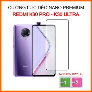 Cường lực xiaomi redmi k30 pro, redmi k30 ultra, cường lực dẻo 9h+