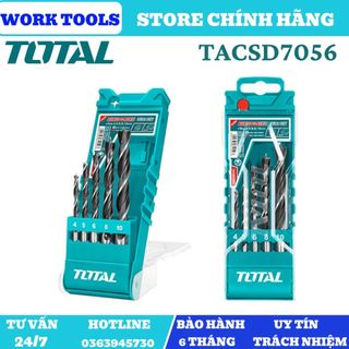 Bộ 5 mũi khoan gỗ total tacsd7056