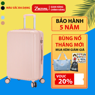 Vali Du Lịch Size20/24inch, Vali Cao Cấp ZOUTING Z01, Vali Thời Trang Nhựa ABS , BẢO HÀNH 5 NĂM