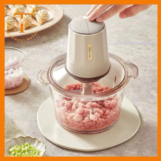 Máy xay thịt xay rau củ quả đa năng Bear dung tích 2L